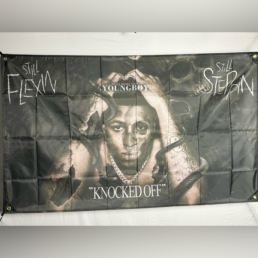 YoungBoy Banner Tapestry (polyester) 5x3Ft. With 4 Grommets